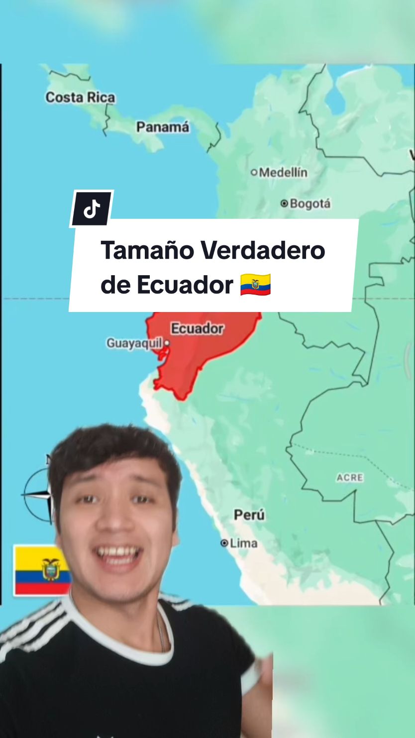 El tamaño real de ecuador en el mapa #mapa  #ecuador🇪🇨  #Ecuador #Quito #Guayaquil   #ecuadortravel  #PaisajesEcuador  #argentina #bolivia #brasil #chile #colombia #costarica #cuba #ecuador #elsalvador #guatemala #honduras #méxico #nicaragua #panamá #paraguay #perú #puertorico #repúblicadominicana #uruguay #venezuela