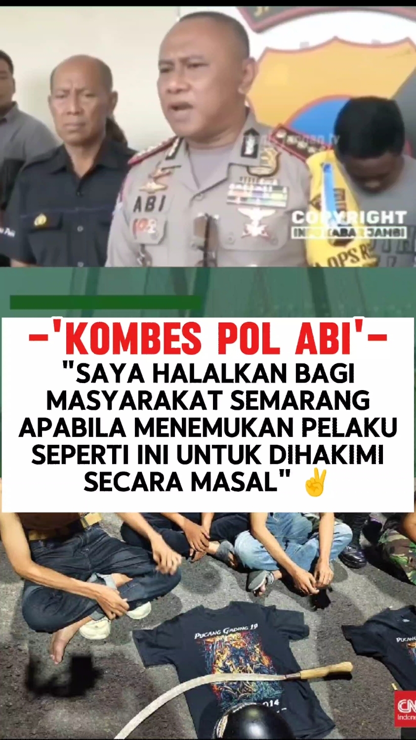 Melihat kembali ketegasan kombes pol abi terkait penganiayaan geng motor di masa lalu #gengmotor #penganiayaan #polisi 