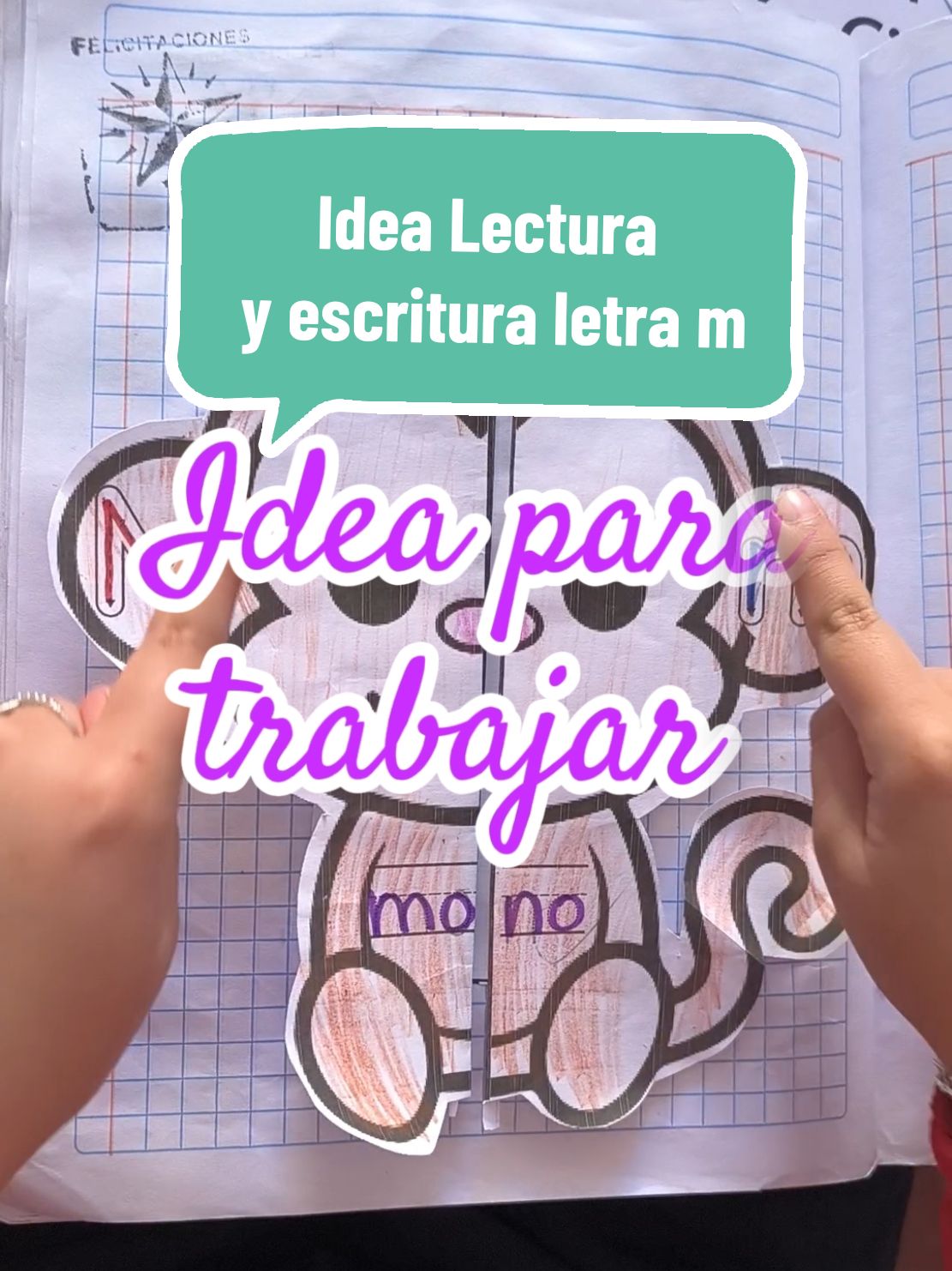 Respuesta a @gemaaliaga93  Cuando un niño está aprendiendo a leer y escribir, es importante desarrollar la conciencia silábica para poder reconocer y separar las sílabas en las palabras. Esto  permite que el niño comprenda mejor la estructura de las palabras y facilita la tarea de leer y escribir correctamente. Está esta es una idea para trabajar la letra m y su familia silábica, ma,me,mi,mo,mu.  #idea #lectura #escritura #aprendiendo #letras #letram #aprendoaleeryescribir #niños #preescolar #maestraange🍎✏️ 