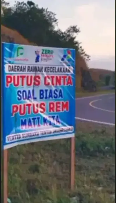 jangan pernah putuskan rem jalian