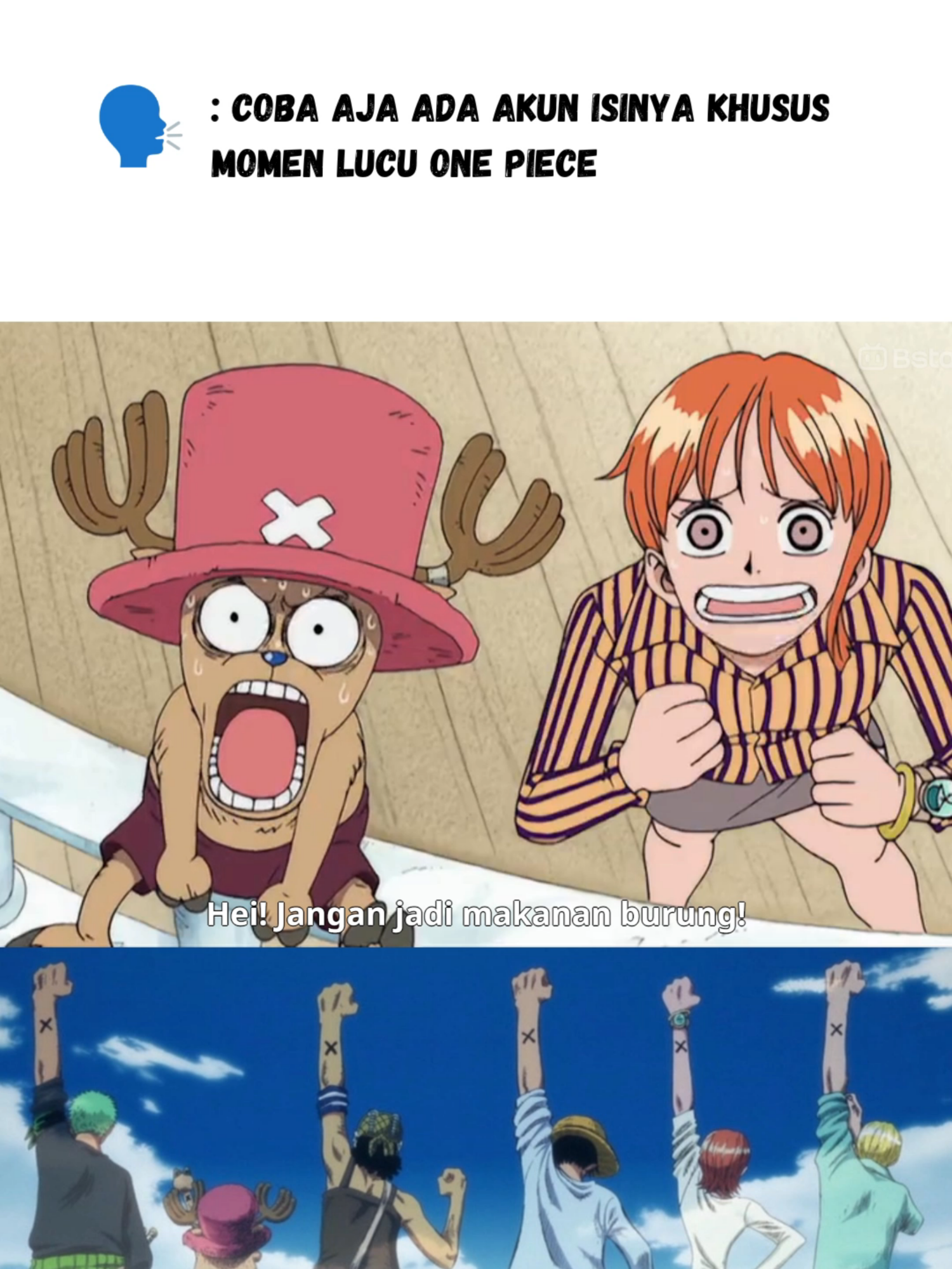 Chopper panik banget... #onepiece #onepiecelucu #onepiecengakak #onepiecetiktok #anime