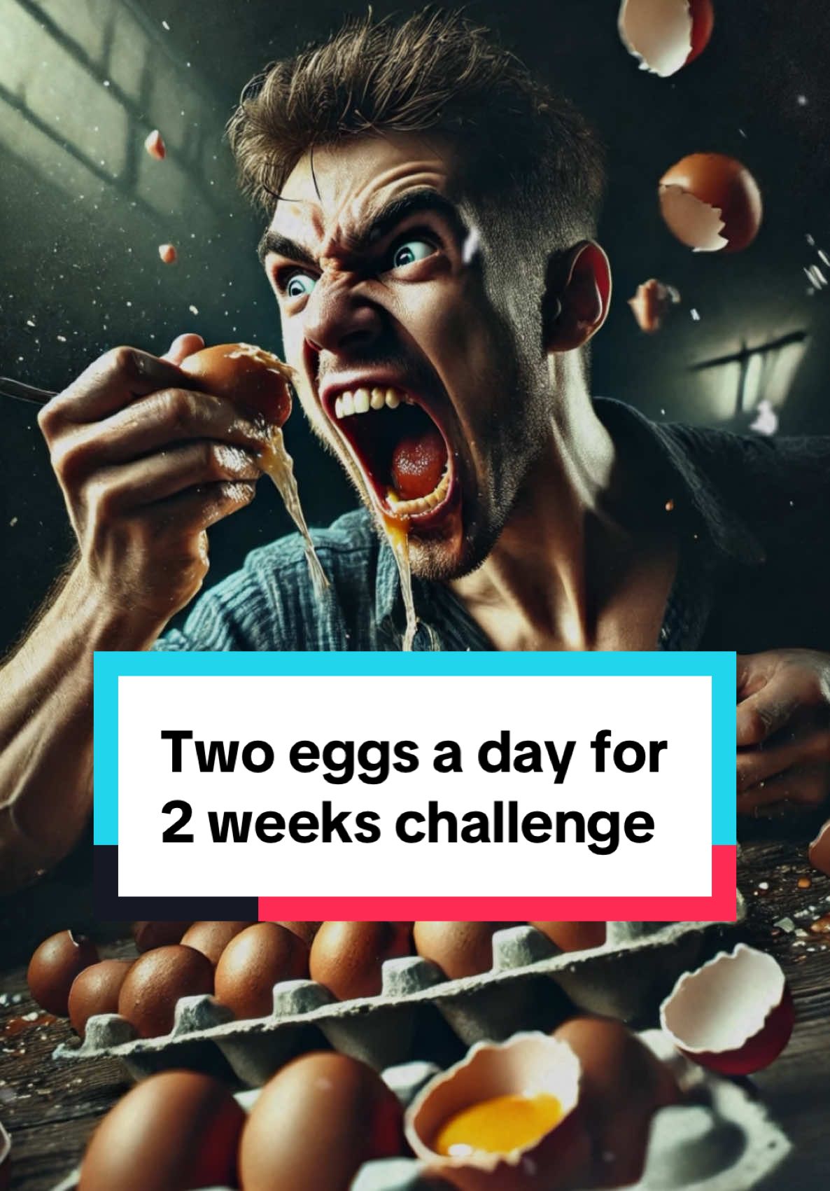 Two eggs everyday for 2 weeks #eggs #health #wellness 