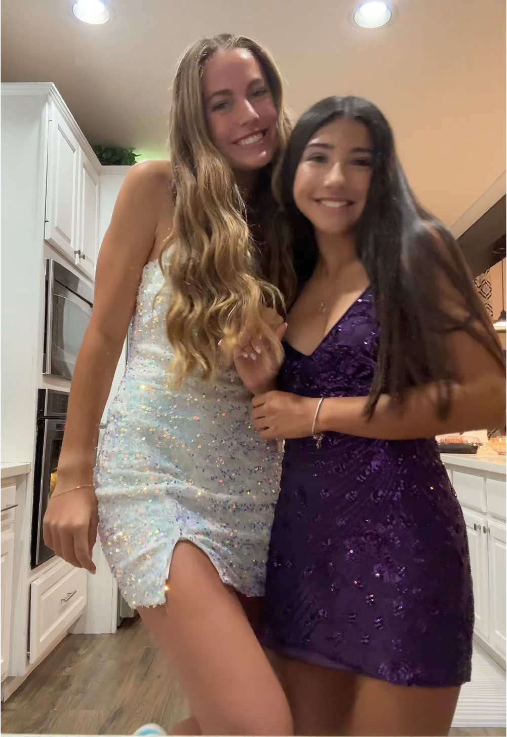 Hoco with my best fried 🤍💜 