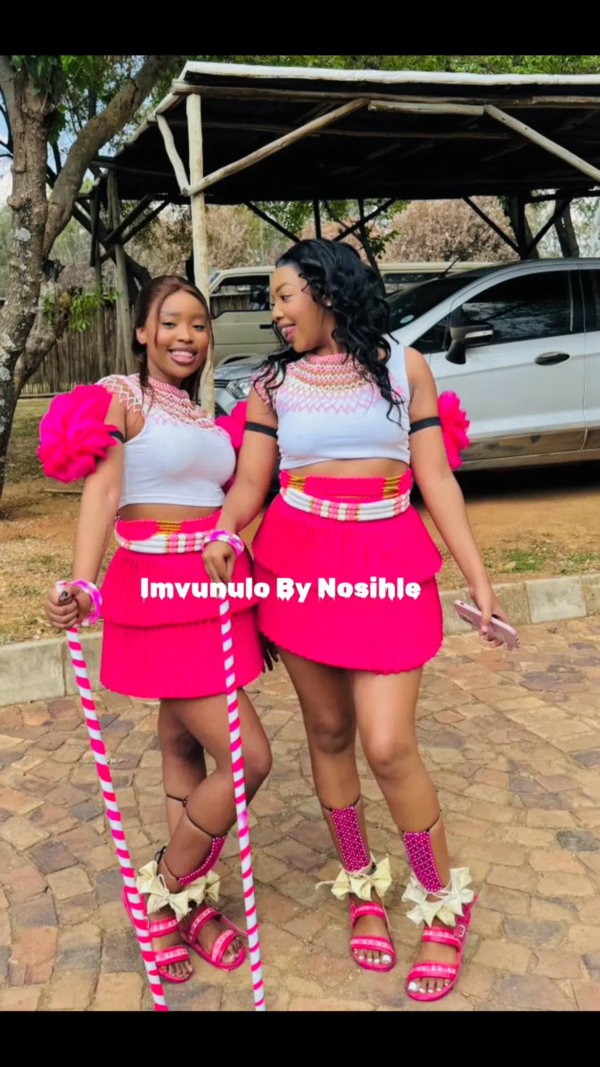 Imvunulo available for hire and for sale🔌🩷🤍#traditional #forhire #forsale #zulu #outfit #thankyou 🙏🤍