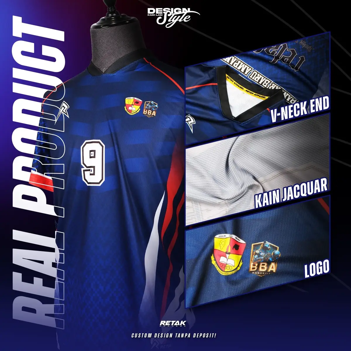 Klik link dekat profile kami untuk wassap admin-admin Retak Apparel hari ini! ✅ Pelbagai pilihan kain dan kolar ✅ Tak perlu bayar deposit design ✅ Lebih 2000 design tersedia ✅ Boleh guna design sendiri #DesignKamiLagiStyle #RetakApparel #CustomJersey #sublimationjersey #kilangsublimationmalaysia #custommade #bajucustom #bajumrsm #bajukelas #jerseycustomdesign #kilangsublimation #buatbaju #bajufamilyday #bajubola #bajufutsal #bajubaseball #bajubesbol 