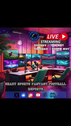 #ShadySportsNetwork #FantasyFootballReports #Football #NFL #Sports #Talk #SportsTalk #Podcast #Live #StreamYard #Like #Share #Follow #Youtube #Facebook #Instagram #Twitch #Discord