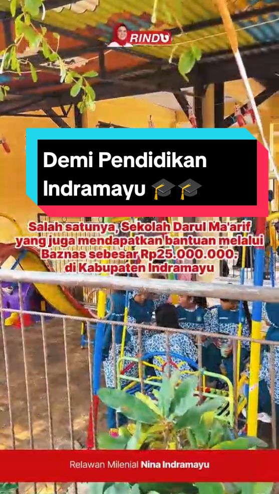 ✨ Bersama Pemkab Indramayu, Bupati Nina Agustina akan memberikan bantuan untuk membangun dan merenovasi sekolah-sekolah, demi mendukung kemajuan pendidikan di Indramayu! 🎓 Inisiatif ini menunjukkan komitmen yang kuat untuk memastikan setiap anak mendapatkan pendidikan yang layak dan berkualitas. Dengan fasilitas yang lebih baik, kita berharap dapat menciptakan lingkungan belajar yang inspiratif bagi generasi penerus. Mari kita dukung bersama upaya ini agar masa depan yang cerah dapat terwujud untuk anak-anak kita! 🌟 #PendidikanBerkualitas #IndramayuMaju #DukungPendidikan #BupatiNinaAgustina #MasaDepanCerah #IndramayuHebat @Nina 