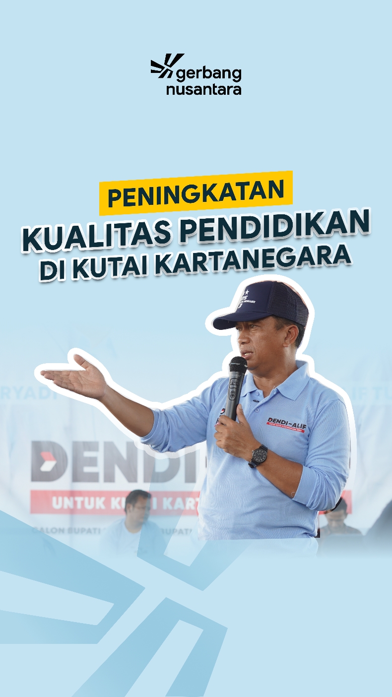 DEAL berkomitmen menghadirkan pendidikan berkualitas dengan mensejahterakan guru dan meningkatkan kualitas sekolah kejuruan, agar generasi muda Kukar siap bersaing dan memiliki masa depan cerah #DEALFORKUKAR #DEALakukanPerubahan #GerbangNusantara #DendiSuryadiOfficial #DendiSuryadi #AlifTuriadi 