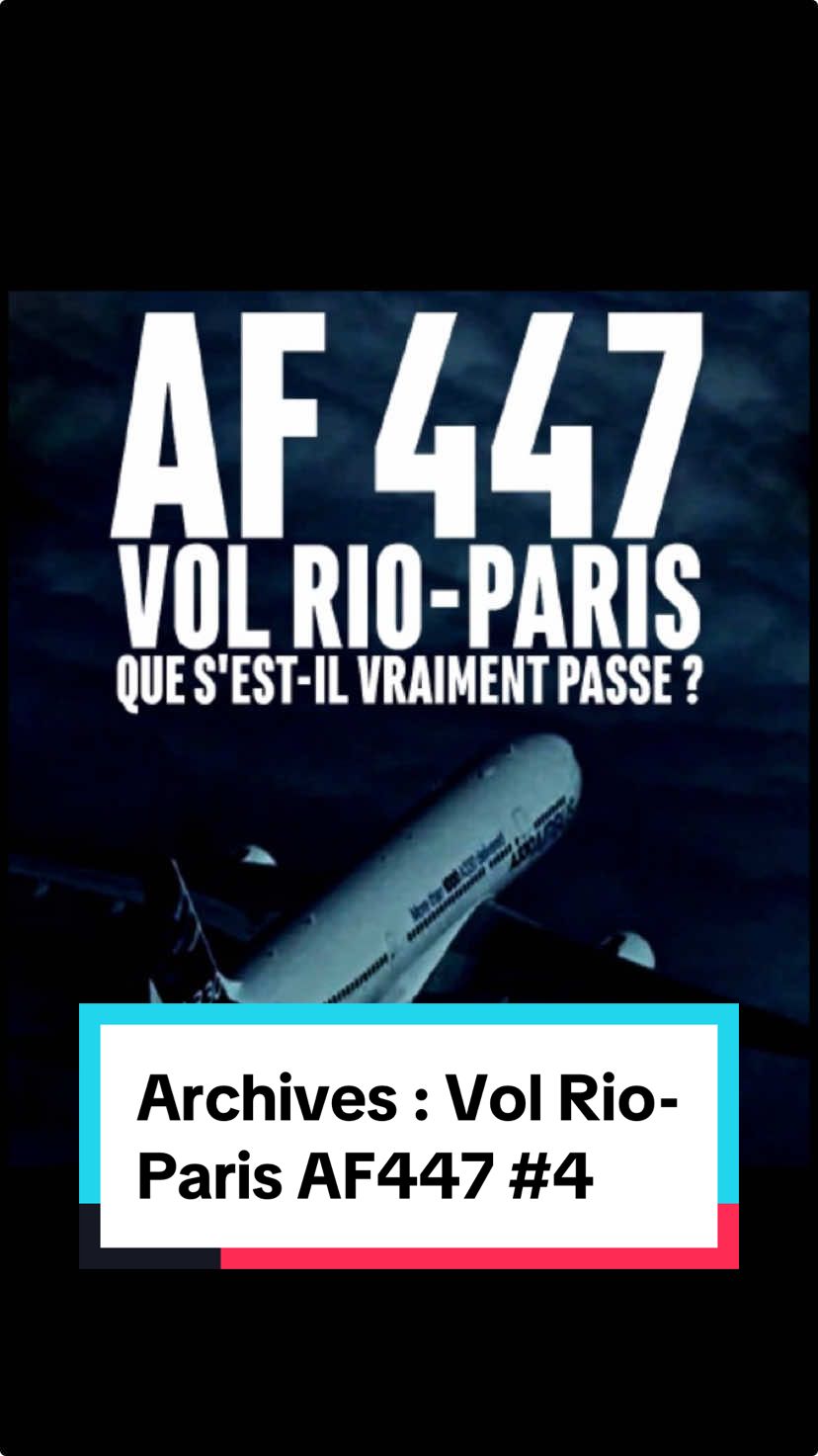 Partie 4 : Le 1er juin 2009, l'Airbus A330 assurant le vol Air France 447 (AF447), en provenance de Rio de Janeiro au Brésil et à destination de Paris en France, s'écrase dans l'océan Atlantique, entraînant la mort des 228 personnes se trouvant à son bord, ce qui en fait l'accident le plus meurtrier de l'histoire d'Air France1, ainsi que la pire catastrophe aérienne impliquant l'Airbus A330. avion italy tiktok avion avion b2 avion chasse avion bebe avion boeing 737 avion volando hashtags tiktok percé sur tiktok comment percer sur tiktok 2024 milliard de vues tiktok visibilité tiktok 2024 tiktok france tiktokeur drôle français l'argent sur tiktok #avion #af447 #volrioparis 