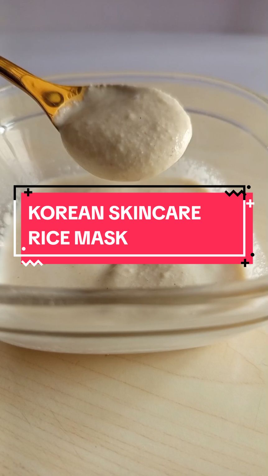 How to make rice mask for skin glow. Korean skincare. #skin #skincare #koreanskincare #ricemask #facemask #skinglow #naturalremedy #naturalrecipes 