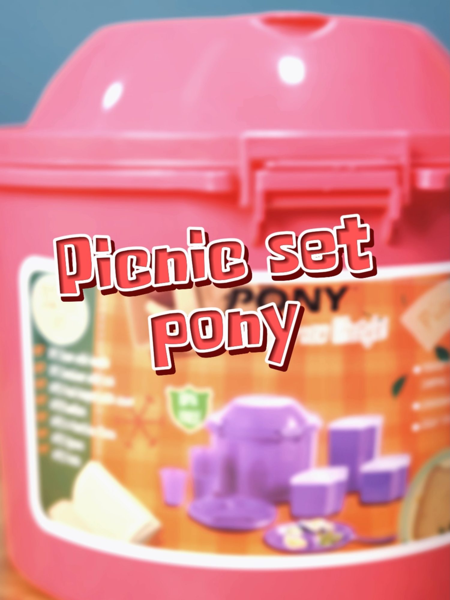 Nak pergi picnic dah tak pening bila ada picnic set daripada pony ni .. #akakkelate #pony #picnicset #ponypicnicset