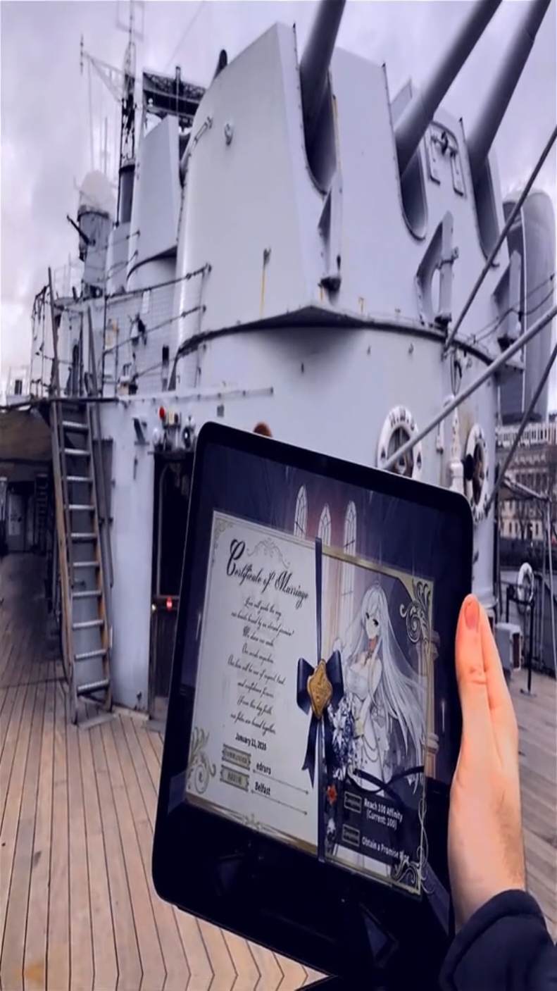 แต่งงานกับbelfast💍 HMS Belfast🇬🇧 #hmsbelfast #azurlane #สาวเรือรบ #fyp 