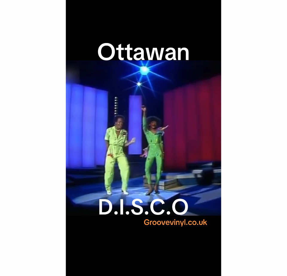 A huge hit throughout Europe Ottawan released D.I.S.C.O in 1979. The French duo reached no 1 in Netherlands and Norway and no 2 in the UK. The song was played at the opening ceremony to the 2024 Olympics in Paris. N-Trance released a version on the song adding rap lyrics. #ottawan #disco #80s #80smusic #dance #french #olympics #groovevinyl #vinylcommunity #vinylcollection #music #vinylrecords #vinyl #memories #vinylrecordstore #vinylcollector #fyp #fypシ #fypage #80sfashion