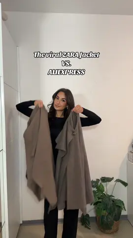 I found a great alternative 🍉 for the viral @ZARA Jacket. I will leave the link in my IG story: bvsraak #zara #zaraviral #aliexpress #zaraaliexpress #alternative #cape #capecoat #autumnfashion  #CapCut 