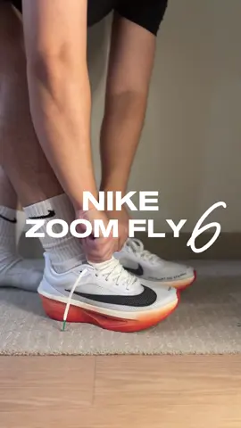 lacing up the new @Nike Zoom Fly 6 #nike #nikerunning #nikerunclub #nikezoom #nikezoomfly6 #runningshoes #runningtips #trending #fyp 