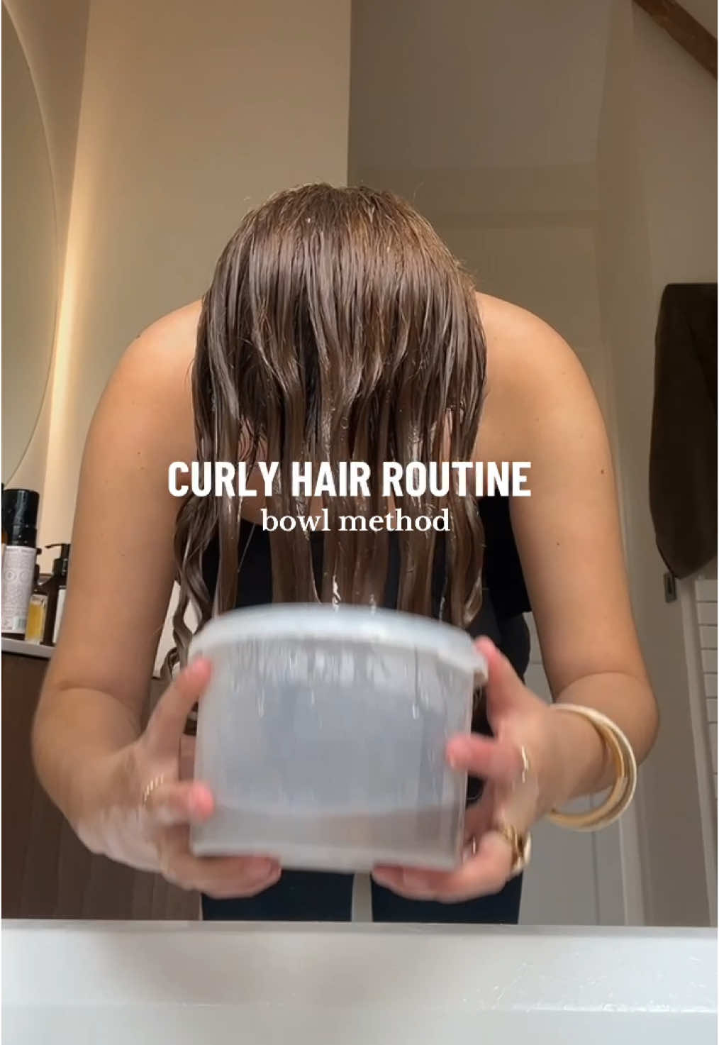 curly hair routine full @Bali Curls #cheveuxbouclés #cheveuxondulés #routinecheveuxbouclés #curlyhairtutorial #bowlmethod 