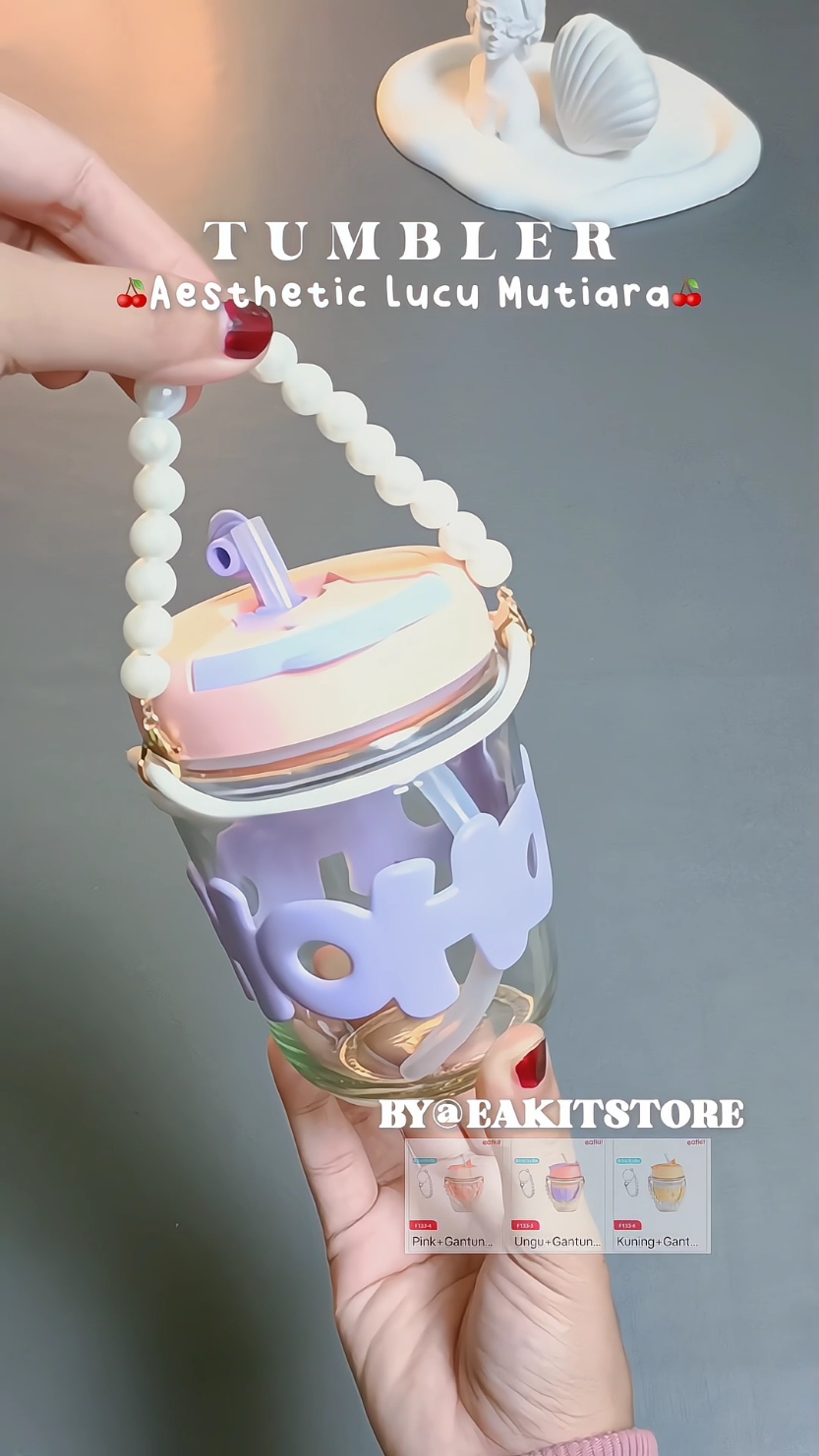 adudu👀😍 siapa yang gamau kalo tumbler selucu ini cuma 11ribuan‼️😭💗 @eatkit.id  #tumblercantik  #tumbleraesthetic  #tumblerpurple  #tumblermini 