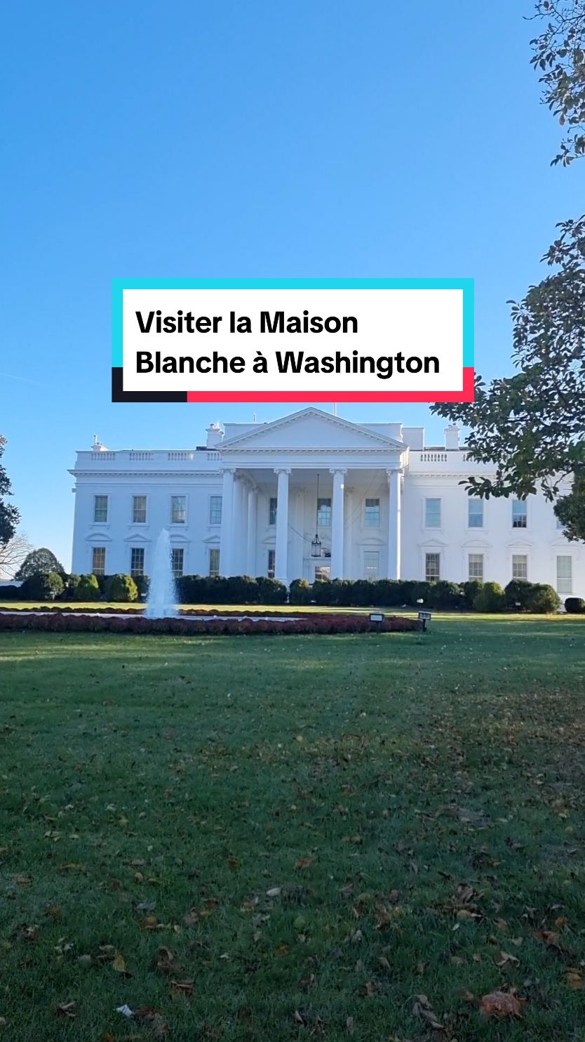 Réponse à @hzrabah Une visite auto guidée de la Maison Blanche c'est possible !!! #voyagerauxusa #frenchyinusa #travellingabroad #expatriation #maisonblanche #washingtondc #jequittelafrance #whitehousetour 