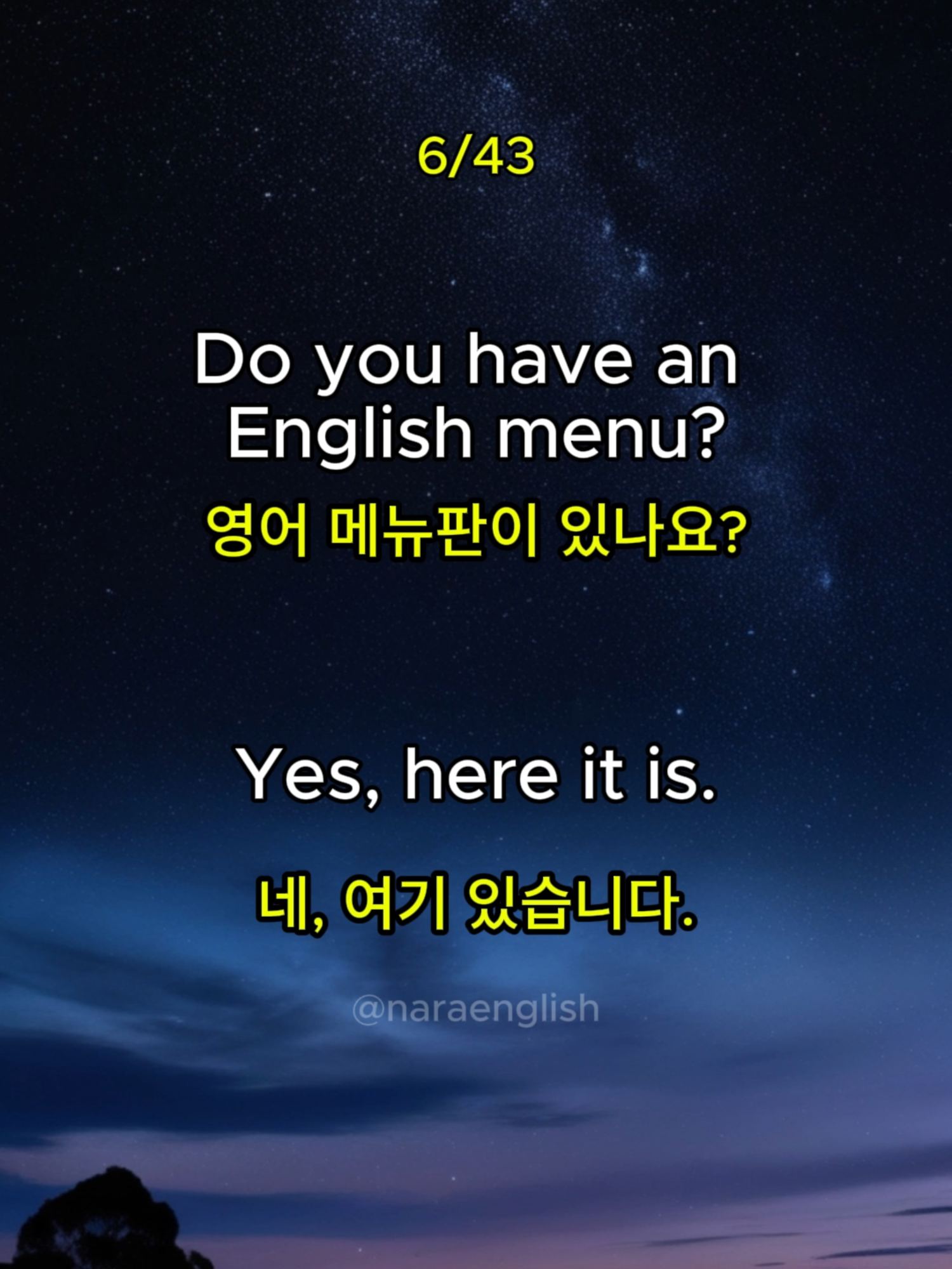 영어 초보도 미국인과 대화 가능! 여행영어 43문장 이 영상에서는 여행 중 꼭 필요한 필수 영어 43문장을 소개합니다. 꾸준히 반복해서 듣기만 해도 영어 실력이 향상되고, 미국인과 자연스럽게 대화할 수 있는 기초 여행영어 문장들로 구성되어 있습니다. 한글 발음이 포함되어 있어 초보자도 쉽게 따라 할 수 있습니다. 여행을 준비하는 분들이라면 이 문장들을 외우고 실전에 사용해 보세요. 미국을 비롯한 영어권 국가에서 바로 활용할 수 있는 유용한 표현들로 가득합니다! #여행영어 #기초영어 #초보영어 #여행영어문장 #영어43문장 #쉬운영어 #영어회화 #영어말하기 #영어듣기 #여행영어연습 #기초영어회화 #영어공부 #실생활영어 #필수영어 #초보영어공부 #영어발음 #영어여행 #영어패턴 #영어표현 #실용영어 #일상영어 #영어회화초보 #영어듣기연습 #왕초보영어 #영어공부법 #여행준비영어 #영어회화연습 #기초회화 #쉬운회화 #영어회화공부 #영어듣기연습 #나라영어 #NaraEnglish