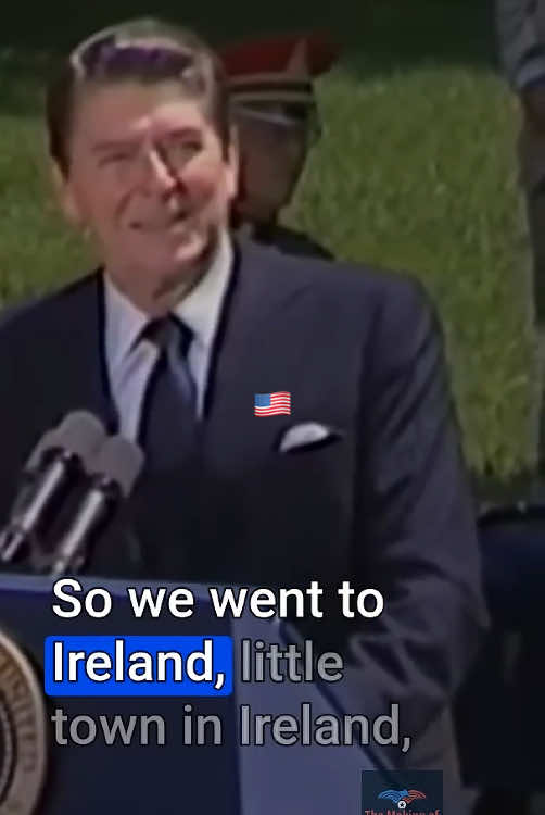 In this speech, Ronald Reagan tells a story about an agent who uses the code phrase 