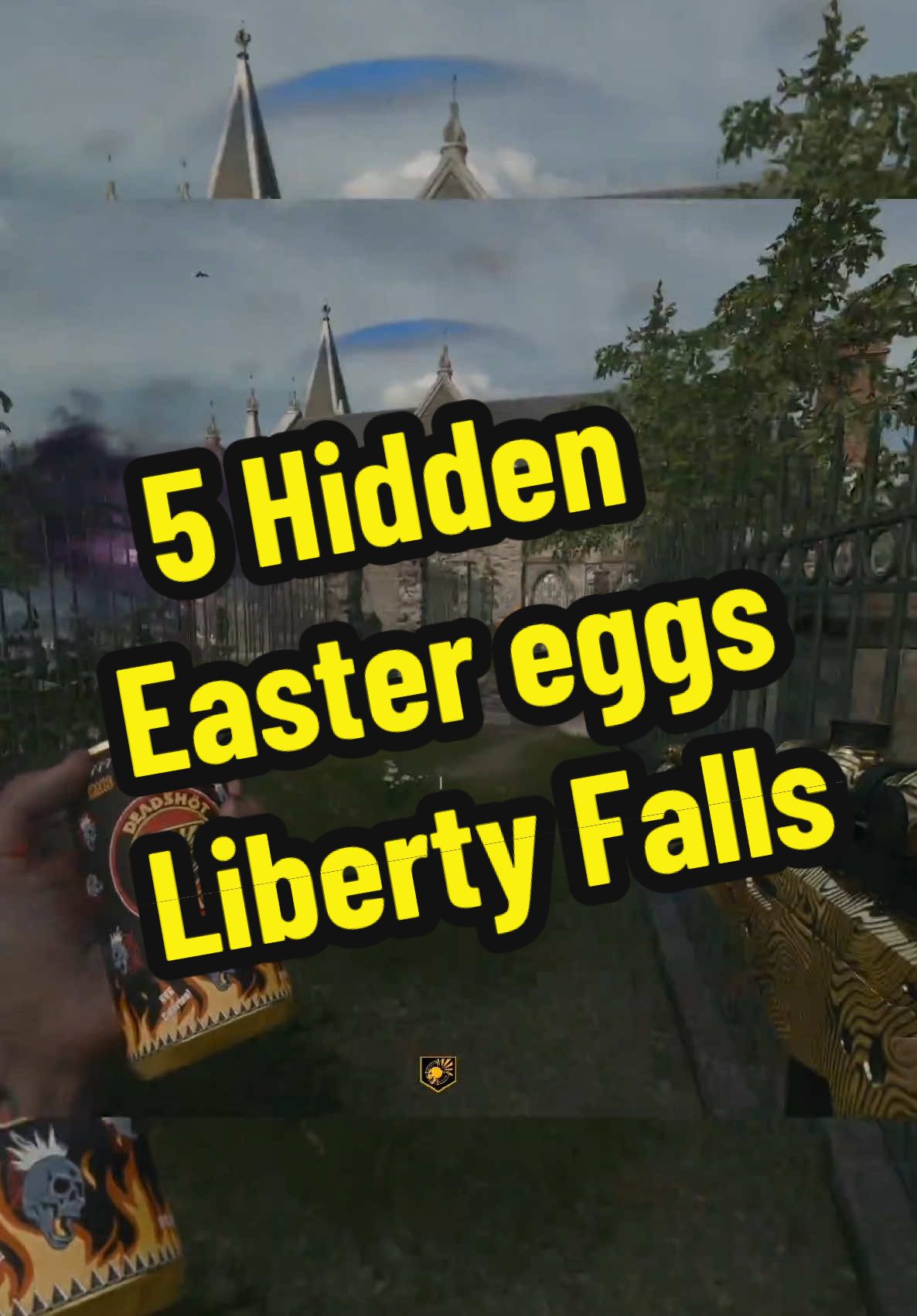 5 Hidden Easter Eggs (Liberty Falls) - Black Ops 6 Zombies  #hidden #easteregg #blackops6 #bo6 #zombies #libertyfalls #cod #callofduty #warzone 