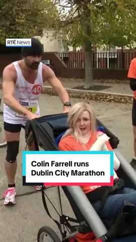 Irish actor Colin Farrell and his close friend Emma Fogarty have completed the Dublin City Marathon 👏🏻 #colinfarrell #epidermolysisbullosa #emmafogarty #dublincitymarathon #dublinmarathon #marathon #rtenews 