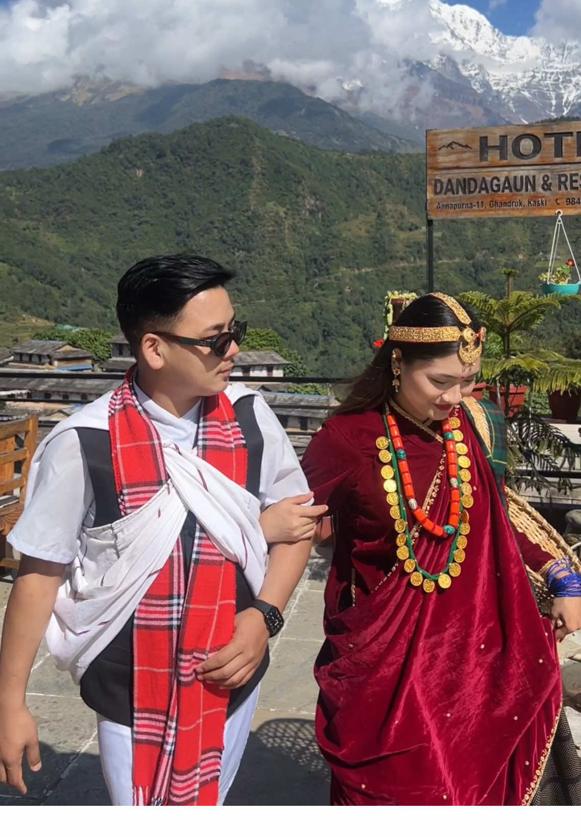 #fyp @Anum Gurung 🫶❤️ #ghandruk #4yearsofrealtionshipturnsintomarriage #MissTalentNepal2024MuskanTamang #MissTalentNepal2024Winner #couplegoals #สโลว์สมูท #annapurna #kaski 