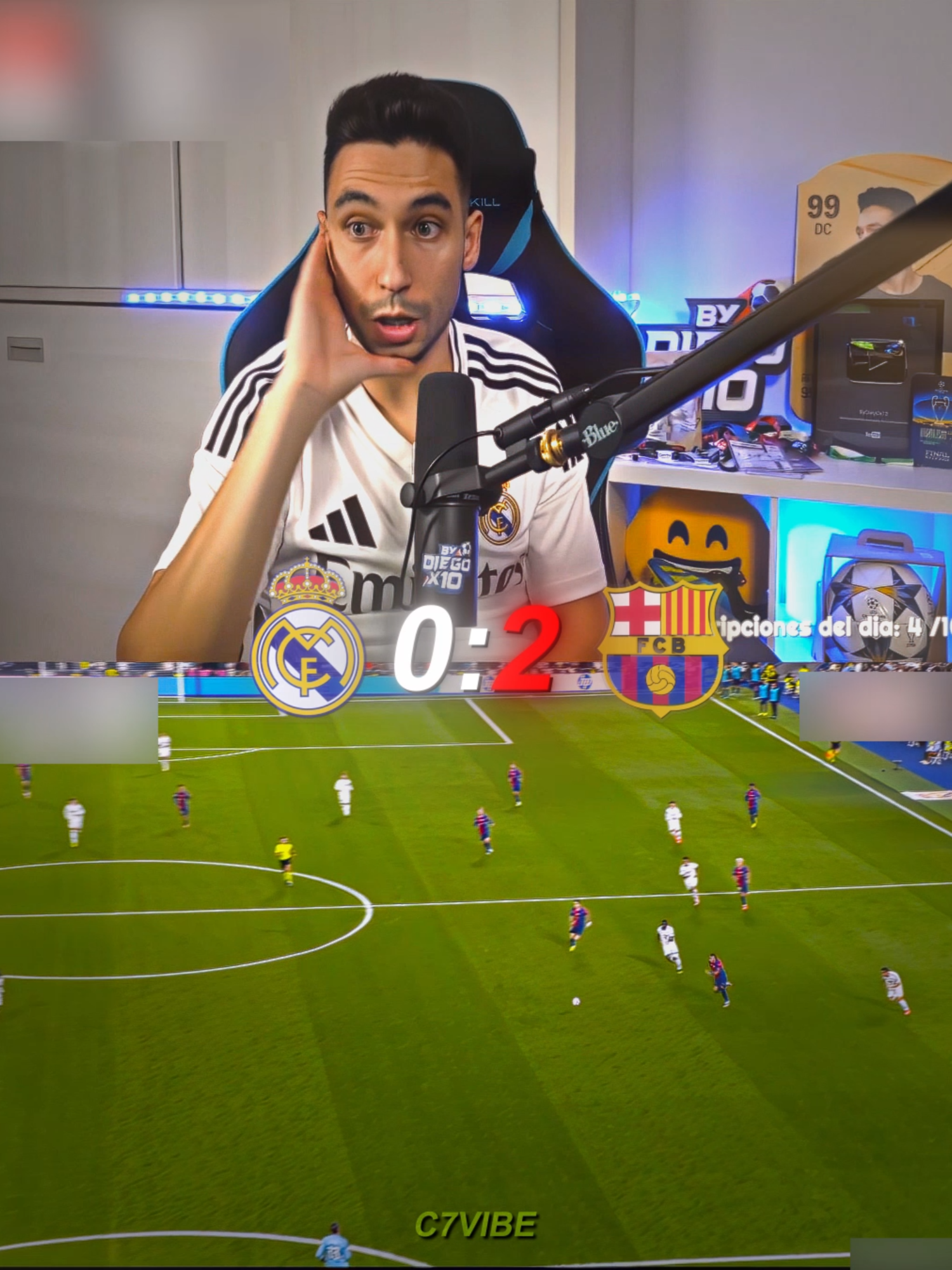 Lamine Yamal Goal vs Real Madrid Reaction  #barca #madrid #ElClasico #footballtiktok #edit #aftereffects #reaction #fyp #viral