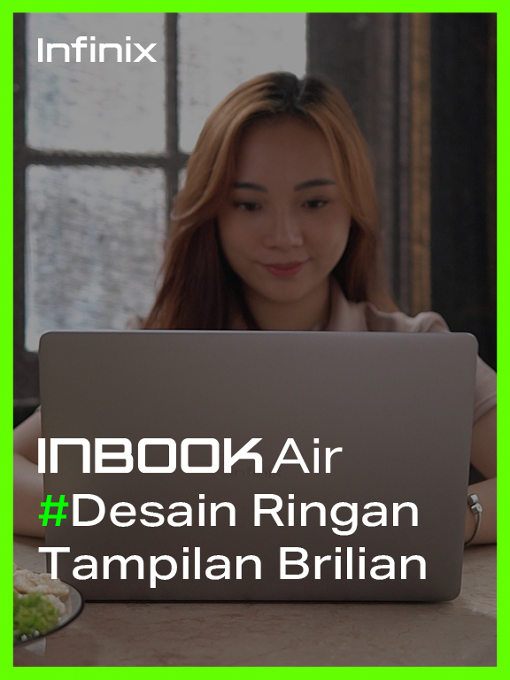 Kenalin dua varian terbaru dari Infinix: INBOOK Air dan INBOOK Air Pro+! 🎉 Dengan tampilan warna visual yang tajam dan jernih, keduanya siap memenuhi kebutuhan kreatif dan hiburanmu~ Desain modern yang ringan (hanya 1kg saja!) dan ergonomis membuatnya sempurna untuk dibawa kemana saja! 💻✨ Harga mulai dari Rp7,499,000 untuk INBOOK Air dan Rp9,999,000 untuk INBOOK Air Pro+. Dapetin sekarang di Infinix Official Store di semua platform e-commerce atau klik link di bio! #InfinixInbookAir#InfinixINBookAirPro+#DesignRinganTampilanBrillian#Infinix#JadiInMauLo