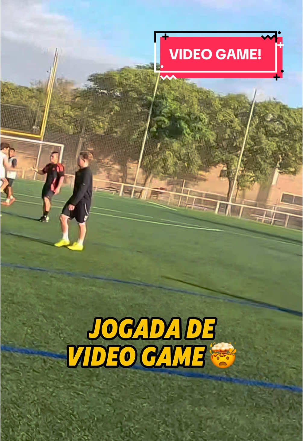 JOGADA DE VIDEO GAME 👏🏼 #futebol #tiktokesportes #pov #jogoreal #x1 