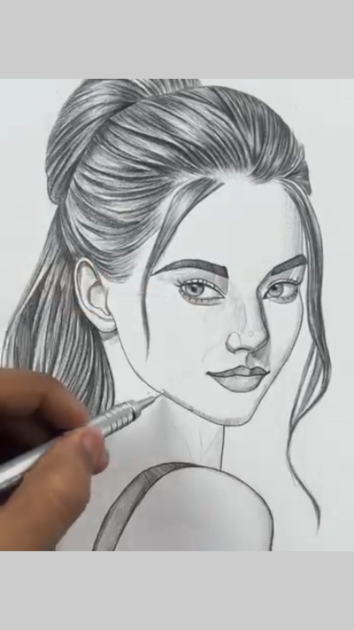 How To Drawing With a Pencil ✏️  . . . #howtodraw #drawingprocess #drawingideas #easydrawing #art #artistsoftiktok 