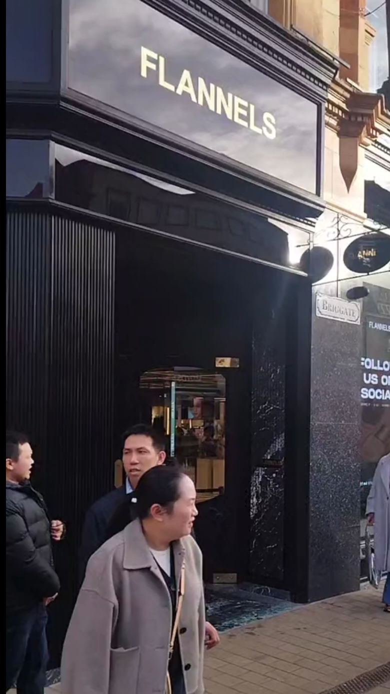 Inside the new Flannels in Leeds. Previously on Vicar Lane, which was a small store. The new store is huge with five floors.  #New #Flannels #designerwear #Leeds #Briggate #Dsquared #canadagoose #fendi #dolceandgabbana #stoneisland 