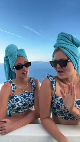In Greece so we had to 🇬🇷 #santorini #greece #mamamia #greece🇬🇷 