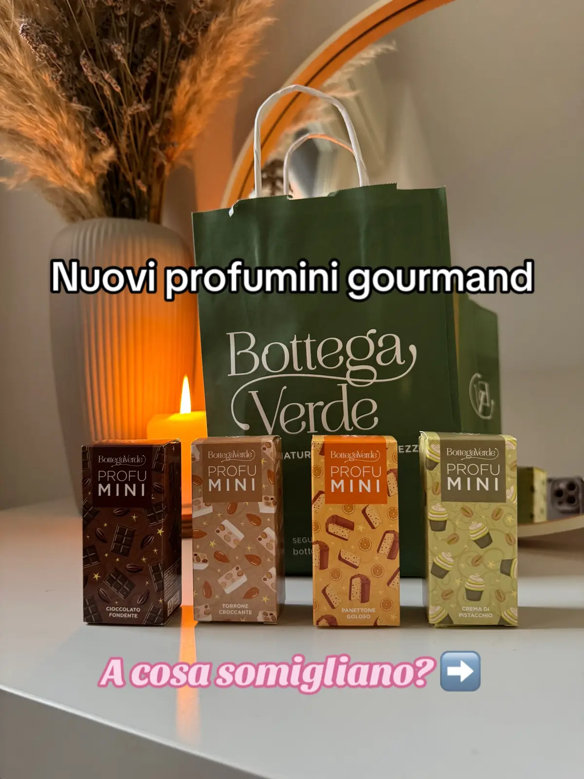 Ecco a quali fragranze li assocerei 🥰  #bottegaverde #profumini #profumigourmand #profumidolci #profumilowcost #vanillalover #dupeparfum #soldejaneiro71 #soldejaneiro62 #soldejaneiroperfume #chocolategreedy #montaleparfums #devotion #profumidupe 