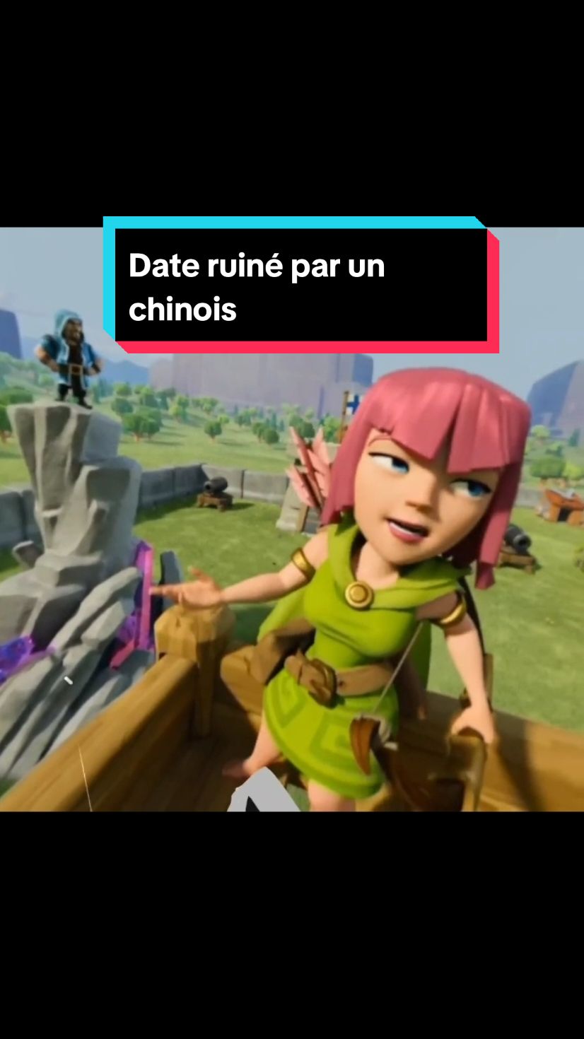 Jong ling ching chung m a ruiné mon date 😡#vr #clashroyale #hogrider #chinois #clashofclans #date 