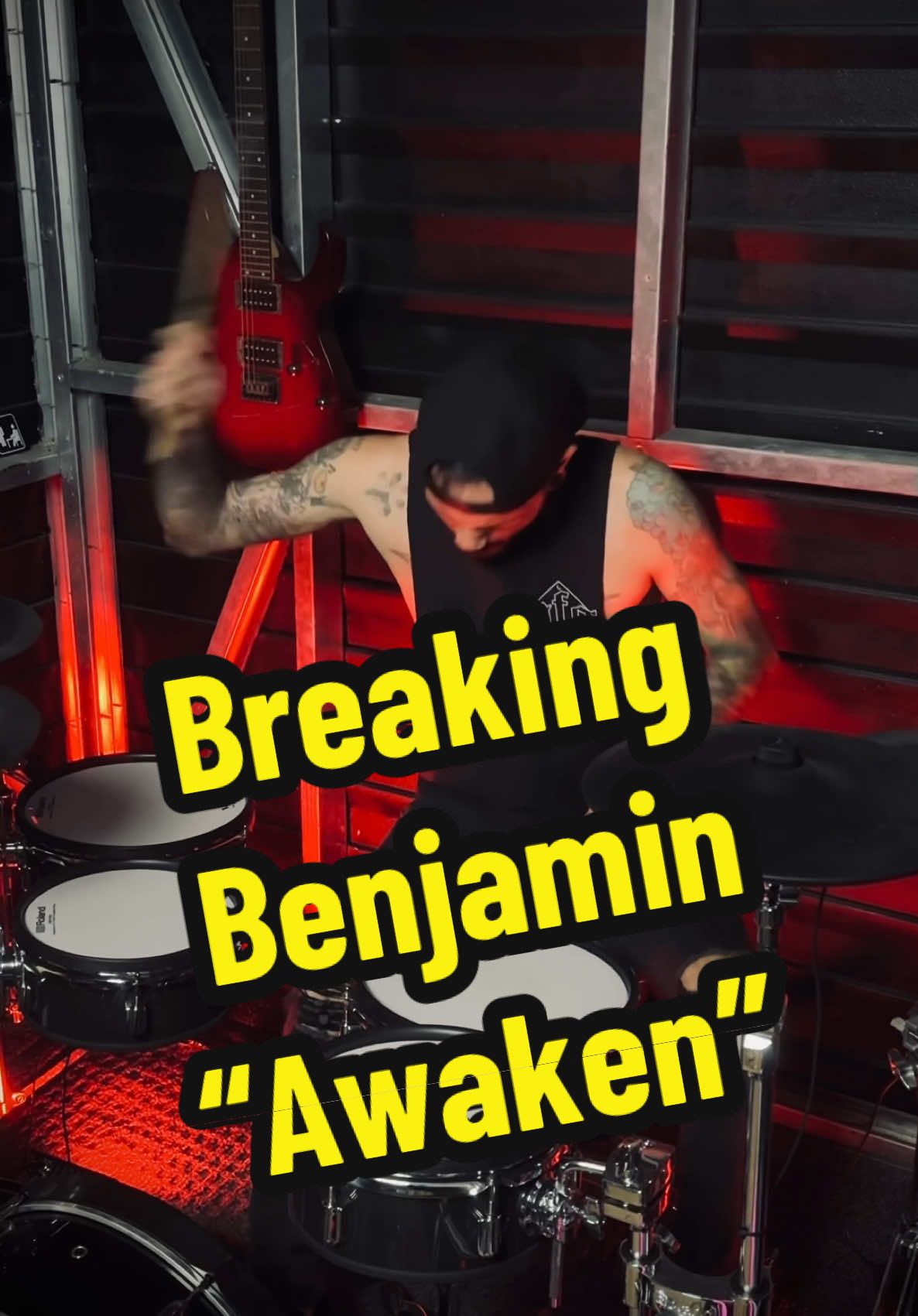 This song HITS 🤌🏽 #drums #drumcover #drummersoftiktok #drumset #drumming #breakingbenjamin 