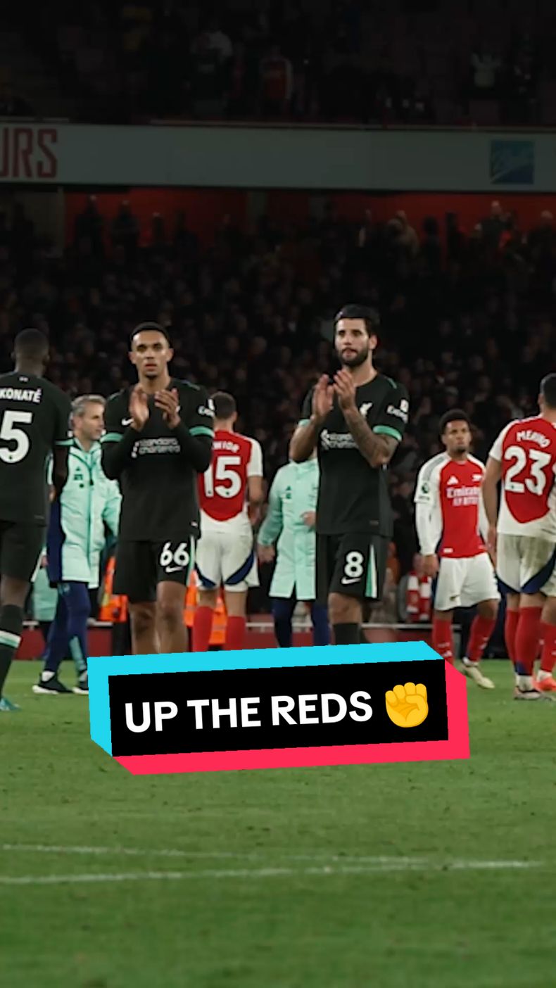 Thank you for your support today, Reds 👏 #lfc #liverpoolfc 