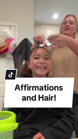 Lets do some affirmations and hair! #scarlettandtiania 