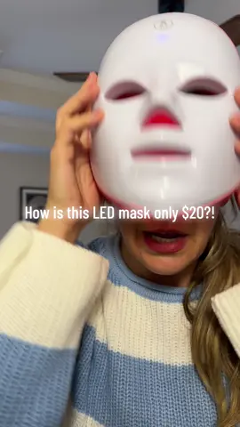Yay the average person can afford this LED mask now! 👏🏼 #redlight #redlighttherapy #ledskincare #ledlights #SelfCare #skincareroutine #ledmask 