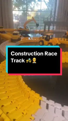 Construction Race Track 👷🚜 #kidstoys #chrismasgiftideas #giftideas #toysforkids #racetrack #race 