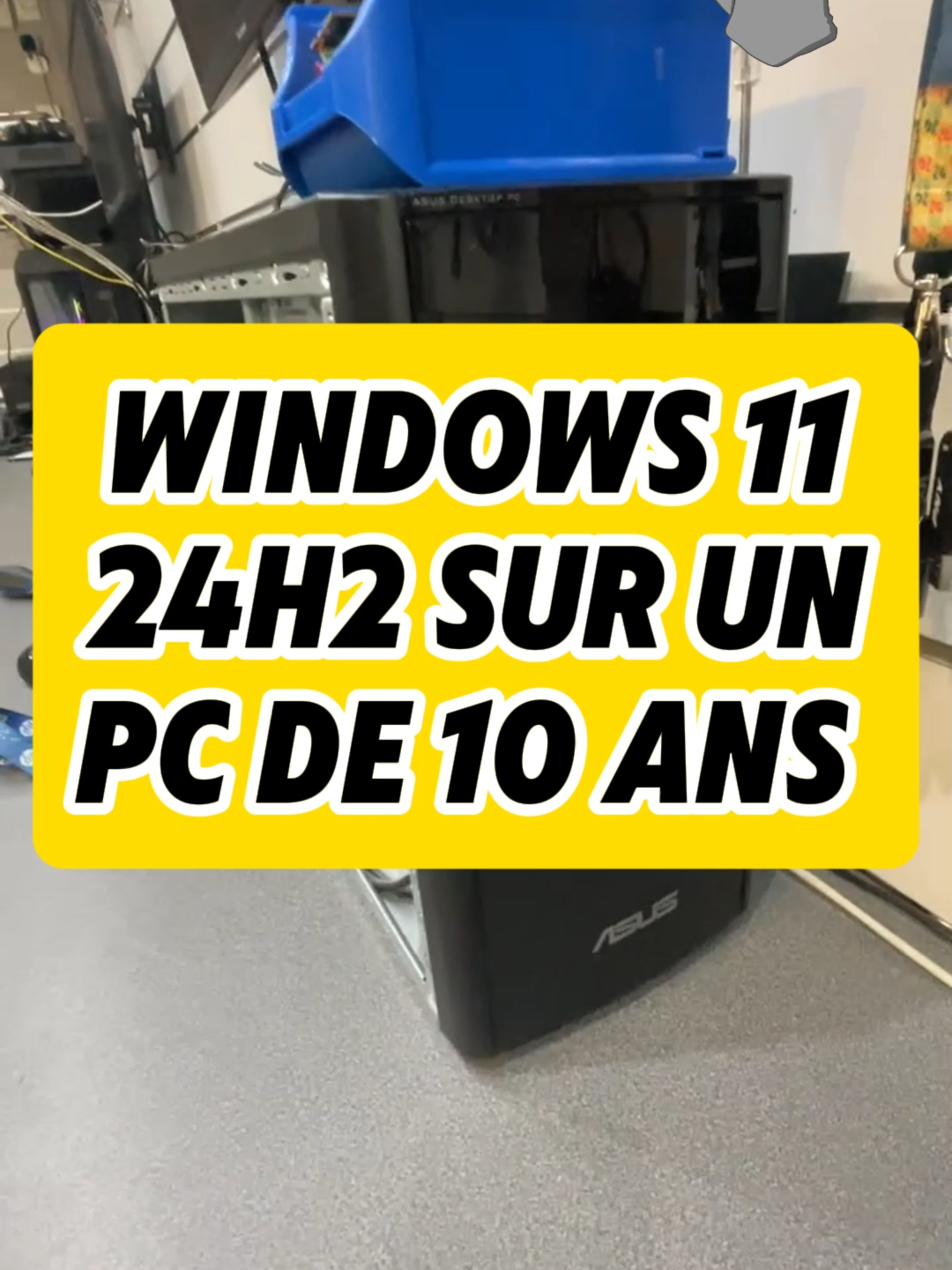 Installer Windows 11 24h2 sur un pc de 10 ans#trucs #astuce #windows #24h2 #pcgaming