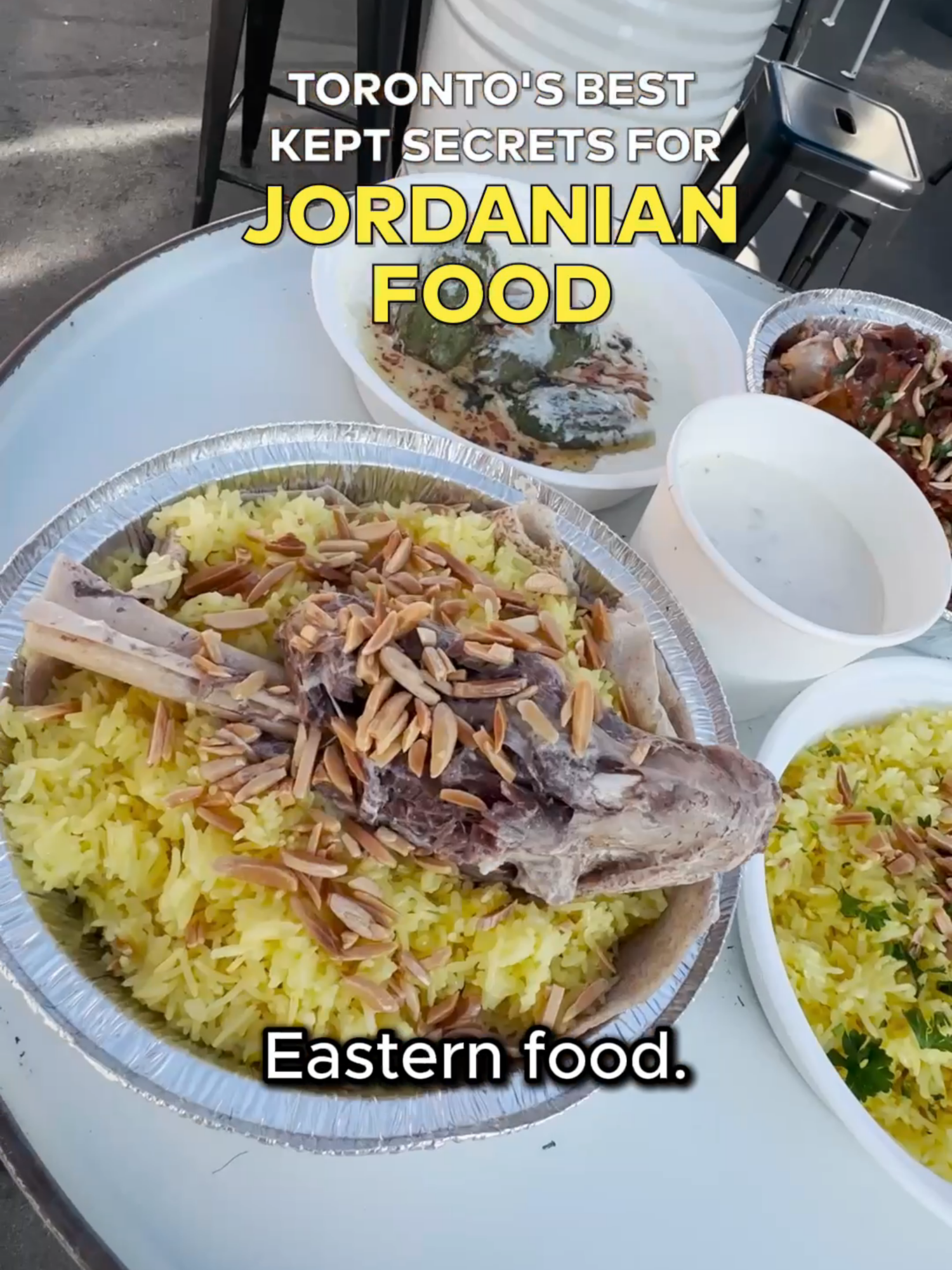 This is Toronto's best kept secret for Jordanian food!👀#toronto #torontorestaurants #jordanianfood #yyzeats #fyp📍 Mansafji - 181 Parliament Street