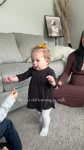 My son started walking at 8 months, Shes a year old but getting there right?😅 #sahm #3under3 #momlife #momhack #momhacks #momcontent #toddlermoms #toddlertok #mamaandbaby #marriagelife #marriagegoals #pregnancy  #twoundertwo #momtoks #relatablemom #momsunder30 #motherhoodunplugged #momcontentcreator #momsbelike #youngmoms 