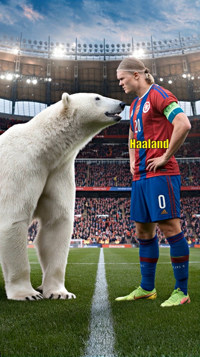 Haaland Vs Bear #haaland 