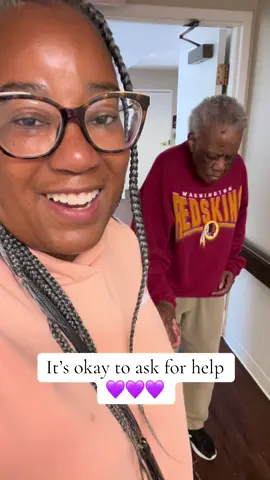 I am learning it’s okay to ask for help. 💜💜💜. #alzheimerssuck #livingwithalzheimers #alzheimersawareness #memorycare #memorycareunit #caregiver #caregiversoftiktok #caregiverlife 