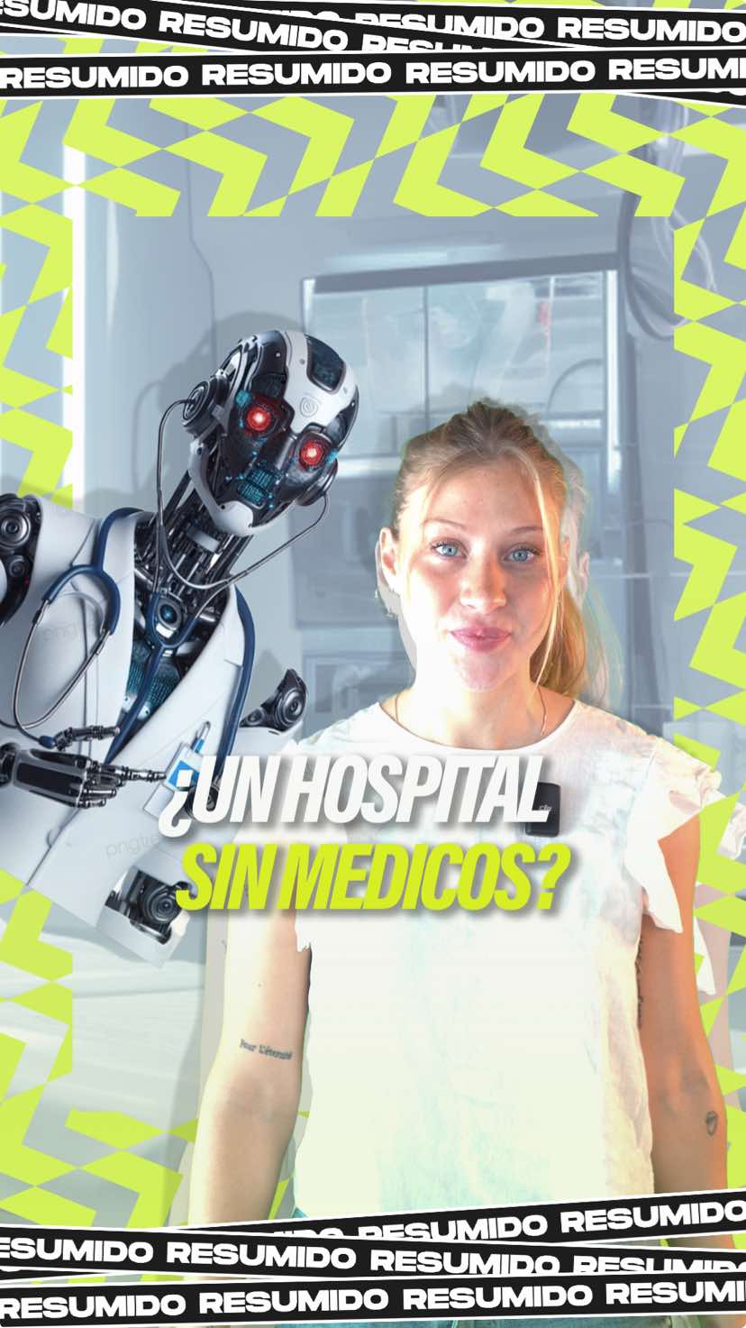 🤔¿Te atenderías en este hospital?🏥 🇨🇳 Está ubicado en China y es el primero que trabaja completamente con Inteligencia Artificial🤯 #resumidoinfo #resumido #inteligenciaartificial #hospital #chinaa 