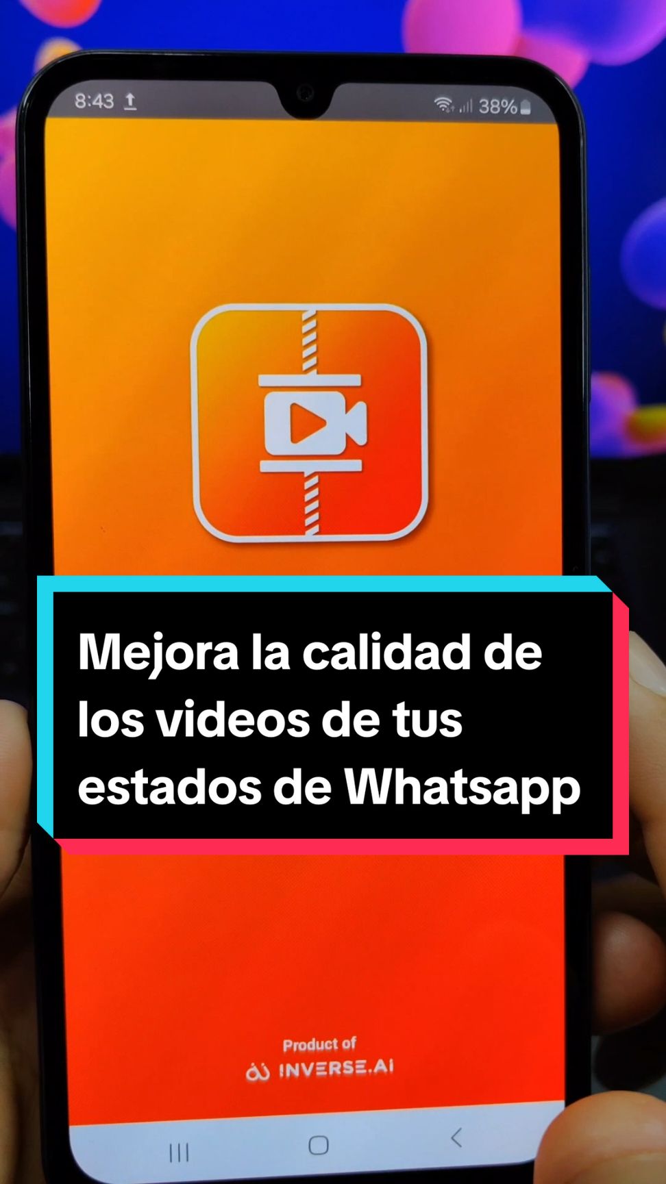 Mejora la calidad de los videos que subes en tus estados de Whatsapp #tips #trucos #celulares #tecnologia #xycba #fypシ゚ 