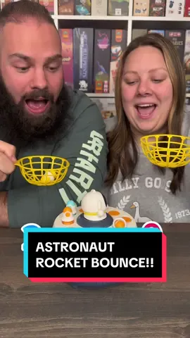 Come Play Astronaut Rocket Bounce With Us! #boardgames #GameNight #couple #fun 