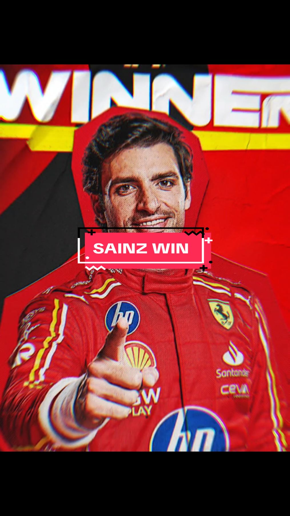 CARLOS SAINZ WINS!!!🌶️🌶️ #carlossainz #forzaferrari #scuderiaferrari #mexicogp #hermanosrodriguezcircuit #mexicangp #smoothoperator #sainz #f1 #fyp #f12024 