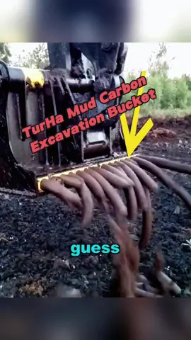 Turha mud carbon excavation bucket #education #machinery #technology #popularscience #interesting #unique #fyp 